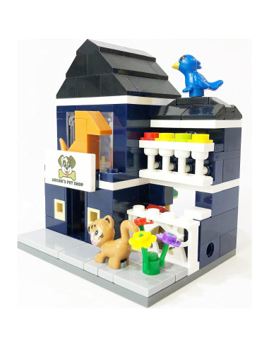 Tienda de Mascotas Brick Loot 155 Piezas Compatible LEGO