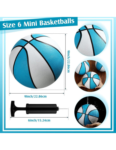 Balones de Baloncesto Acuático Honoson 6 Piezas 22,86 cm Balones de Baloncesto Acuático Honoson 6 Piezas 22,86 cm