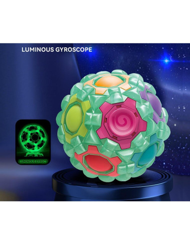 Rompecabezas Bola Arcoíris ALaLatois Verde Luminiscente