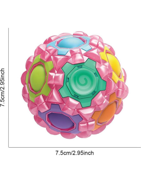 Rompecabezas Bola Arcoíris ALaLatois Luminosa Rosa 8cm Rompecabezas Bola Arcoíris ALaLatois Luminosa Rosa 8cm