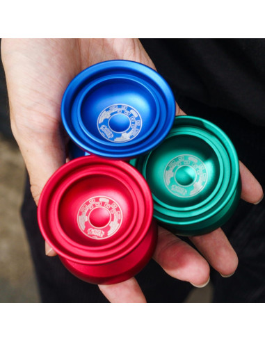 Yo-Yo Duncan Windrunner Rojo con Salpicaduras Doradas