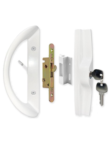 Juego de Manija de Puerta Corredera ALLYWASAI con Cerradura