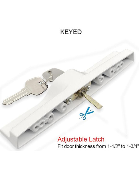 Juego de Manija de Puerta Corredera ALLYWASAI con Cerradura Juego de Manija de Puerta Corredera ALLYWASAI con Cerradura