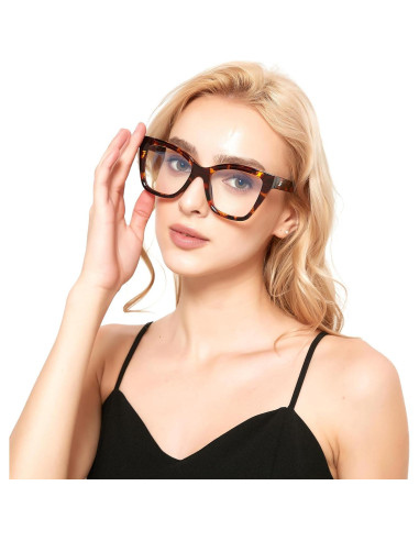 Gafas Anti Luz Azul JFXQDR Ojo de Gato UV400 para Mujeres