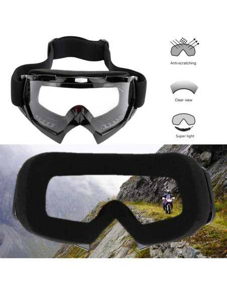 Gafas de Motocicleta LJDJ 026BK Anti-UV Ajustables Gafas de Motocicleta LJDJ 026BK Anti-UV Ajustables