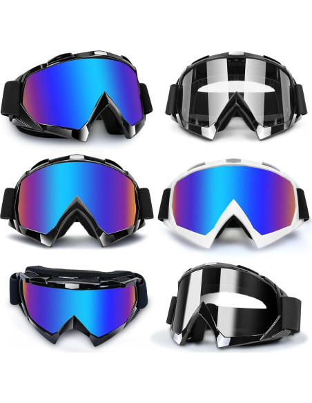Gafas de motocross YOHOG 2-Pack a prueba de viento Gafas de motocross YOHOG 2-Pack a prueba de viento