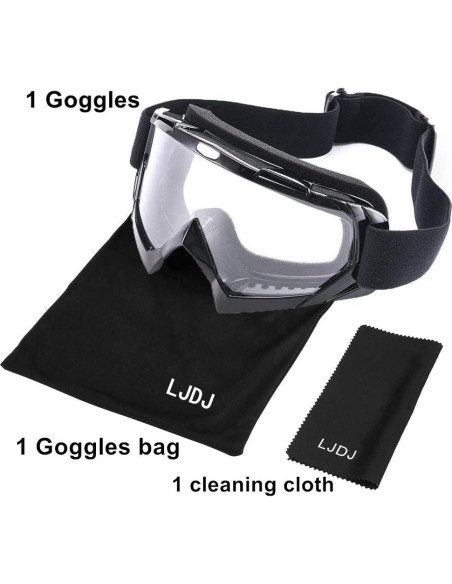 Gafas de Motocicleta LJDJ 026BK Anti-UV Ajustables Gafas de Motocicleta LJDJ 026BK Anti-UV Ajustables