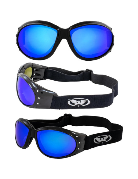 Gafas de Motocross Global Vision Eliminator G-Tech Azul Gafas de Motocross Global Vision Eliminator G-Tech Azul
