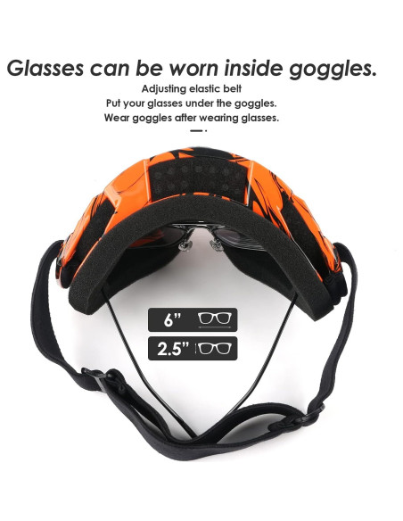 Gafas de Motocicleta GGBuy MT003 Anti Rayones UV400 Gafas de Motocicleta GGBuy MT003 Anti Rayones UV400