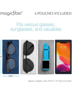 Funda de Limpieza MagicFiber 4 Paquetes Microfibra Suave 2