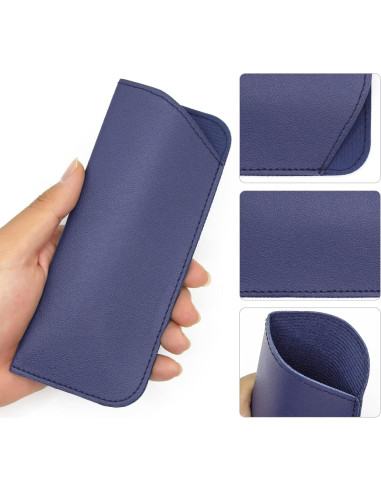 Funda de Gafas Suave PU 12 Piezas Multicolor