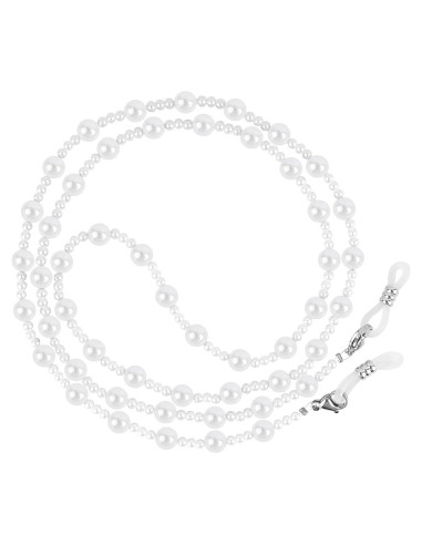 Cadena de Gafas BILIONE Blanco 75 cm Soporte Unisex