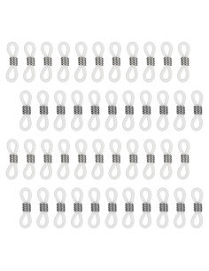 80 Anillos de Goma para Gafas Ajustables - Silicona