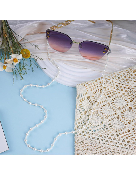 Cadena de Gafas BILIONE Blanco 75 cm Soporte Unisex Cadena de Gafas BILIONE Blanco 75 cm Soporte Unisex