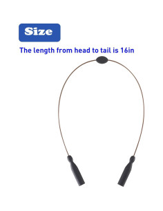 Correa para Gafas Omnful Negra 40,64 cm Unisex 2