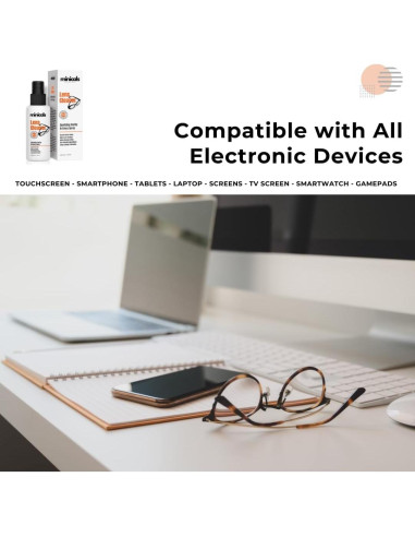 Spray Limpiador de Gafas MINICALS 100 ml con Paño Microfibra