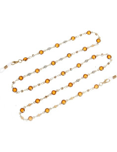 Cadena de Gafas de Perlas Coloridas Yvey Essence 75 cm 2