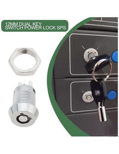 Interruptor Operado por Llave ECSiNG 12mm SPST 1A 125VAC