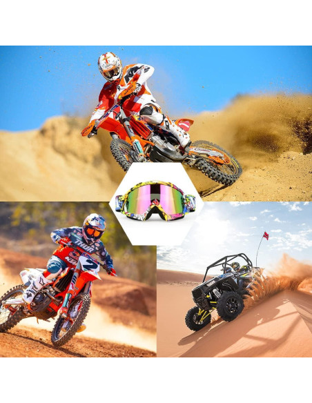 Gafas de Motocross JAMIEWIN C42 Anti UV y Anti Niebla Gafas de Motocross JAMIEWIN C42 Anti UV y Anti Niebla
