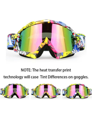 Gafas de Motocross JAMIEWIN C42 Anti UV y Anti Niebla