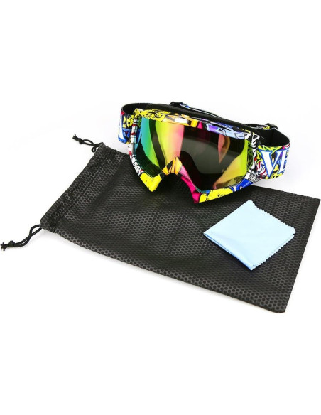 Gafas de Motocross JAMIEWIN C42 Anti UV y Anti Niebla Gafas de Motocross JAMIEWIN C42 Anti UV y Anti Niebla