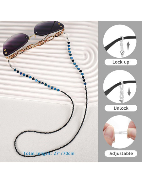 Cadena de Gafas BILIONE Azul para Hombres y Mujeres Cadena de Gafas BILIONE Azul para Hombres y Mujeres
