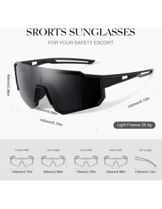 Gafas de sol deportivas Gesruny polarizadas UV400 para ciclismo 2