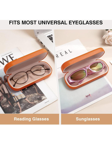 Estuche Duro para Gafas Marvolia Naranja Protector 15.7cm