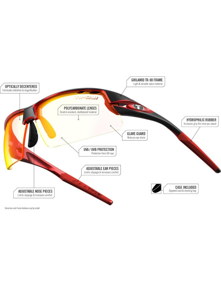 Gafas de sol Tifosi Crit - Lentes Clarion Red Fototec Gafas de sol Tifosi Crit - Lentes Clarion Red Fototec