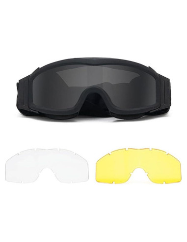 Gafas de Seguridad LEJUNJIE con 3 Lentes Intercambiables
