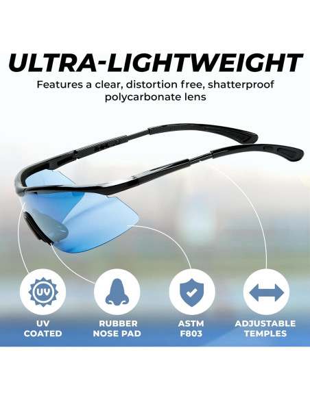 Gafas de Protección Tourna Specs Azul para Deportes Gafas de Protección Tourna Specs Azul para Deportes