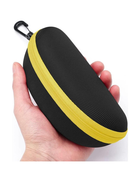 Estuche rígido para gafas de sol 3 piezas Amarillo Estuche rígido para gafas de sol 3 piezas Amarillo