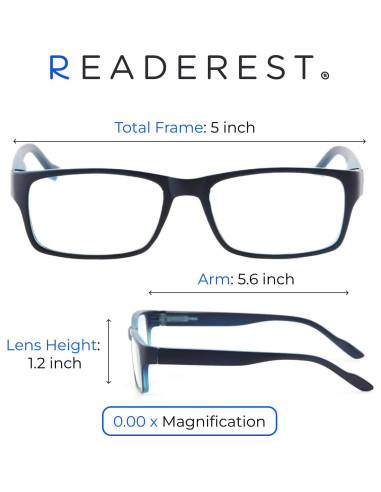 Gafas Readerest Bloqueo Luz Azul UV - Sin Magnificación