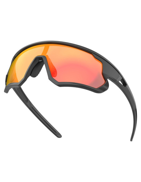 Gafas de Ciclismo Polarizadas YOZISS Cg9012b-r UV400 Gafas de Ciclismo Polarizadas YOZISS Cg9012b-r UV400