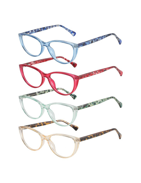 Gafas de Lectura Przene 4 Paquetes con Bloqueo Luz Azul Gafas de Lectura Przene 4 Paquetes con Bloqueo Luz Azul