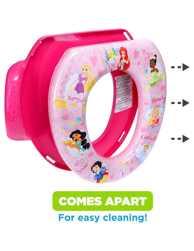 Asiento de Inodoro Suave Disney Princesa Amando la Vida
