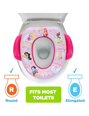 Asiento de Inodoro Suave Disney Princesa Amando la Vida