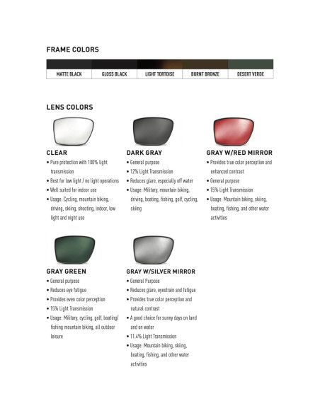 Gafas de sol Magpul Rider polarizadas para hombre Gafas de sol Magpul Rider polarizadas para hombre