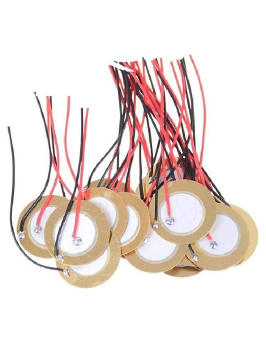 10 Piezas Elementos Piezoeléctricos 15mm/20mm Chironal