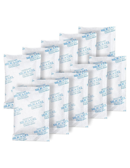 Paquetes de Gel de Sílice 20g - 80 Pcs Desecante Seguro para Alimentos Paquetes de Gel de Sílice 20g - 80 Pcs Desecante Seguro para Alimentos