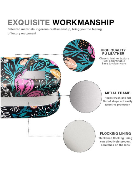 Molshine Funda Dura para Gafas de Sol Grande Tulip Molshine Funda Dura para Gafas de Sol Grande Tulip