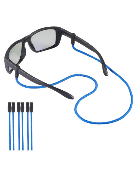 Correa para Gafas Lvvfit 3pcs Azul 70cm Silicona Nylon Correa para Gafas Lvvfit 3pcs Azul 70cm Silicona Nylon
