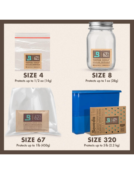 Boveda 62% RH - Paquete de 10 Control de Humedad 14g Boveda 62% RH - Paquete de 10 Control de Humedad 14g