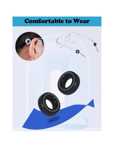 Cojín para Orejas de Gafas Omnful 12 Pares Silicona