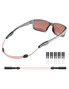 Correa para Gafas Omnful Ajustable 35.56cm Rojo