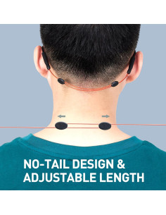 Correa para Gafas Omnful Ajustable 35.56cm Rojo 2