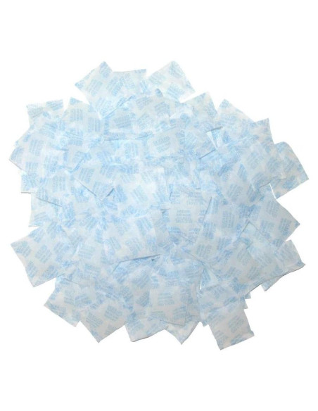 Paquete de Gel de Sílice Premium 1g - 100 Unidades Sohler Paquete de Gel de Sílice Premium 1g - 100 Unidades Sohler