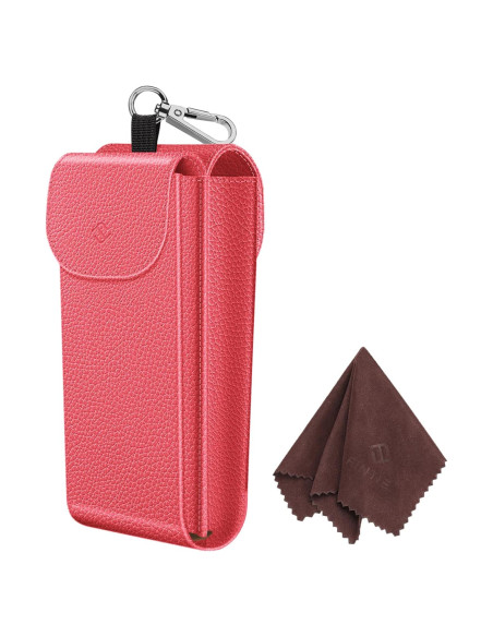Estuche Doble para Gafas Fintie AGSB con Gancho y Cuero Vegano Estuche Doble para Gafas Fintie AGSB con Gancho y Cuero Vegano