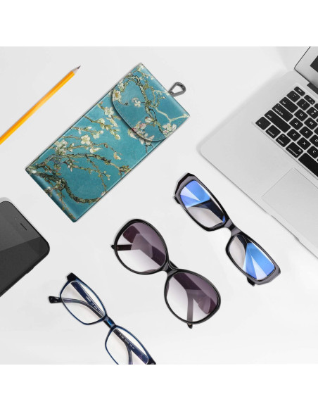 Funda Doble para Gafas Fintie con Gancho y Paños de Limpieza Funda Doble para Gafas Fintie con Gancho y Paños de Limpieza