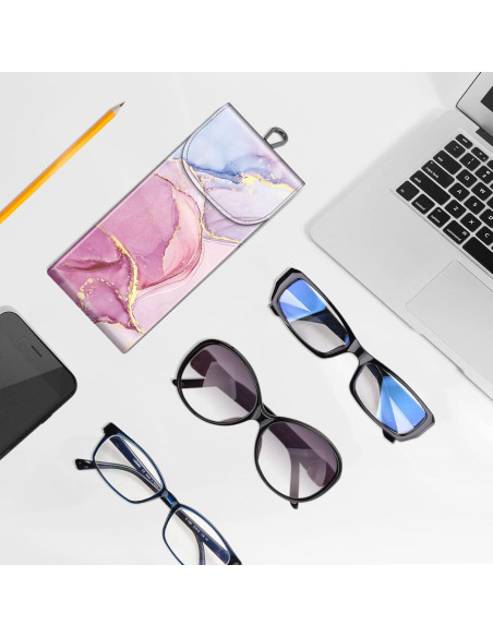 Funda Doble para Gafas Fintie con Gancho y Paños de Limpieza Funda Doble para Gafas Fintie con Gancho y Paños de Limpieza
